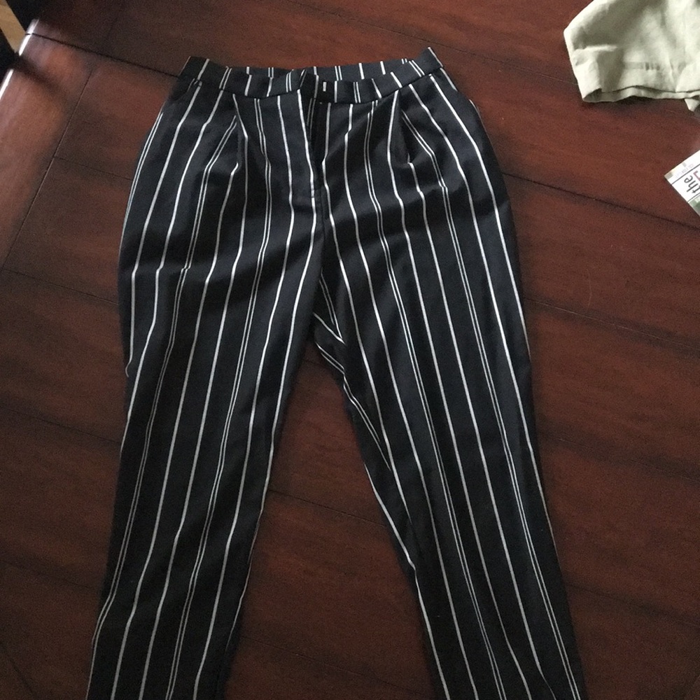 Striped H&M trousers